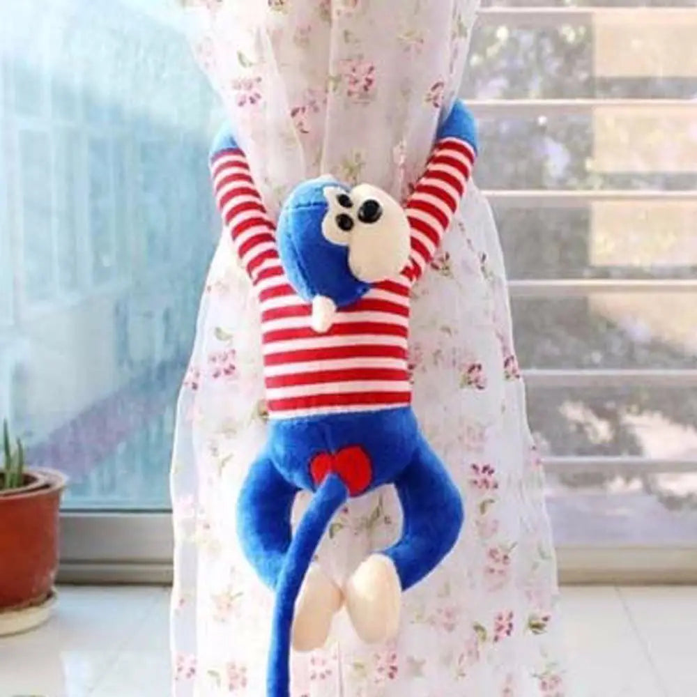 Cute Monkey Curtain Buckle Plush Toys - 10 Styles