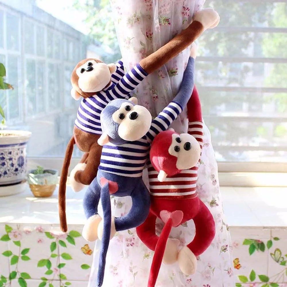 Cute Monkey Curtain Buckle Plush Toys - 10 Styles