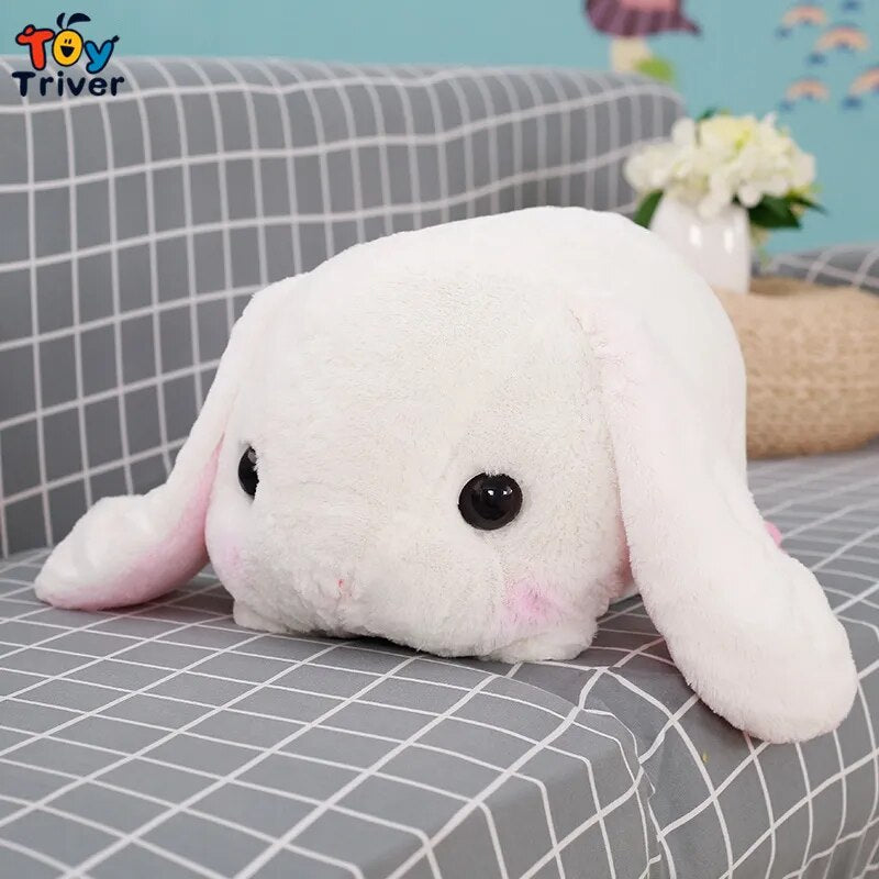 Cute Bunny Pillow Plush Toys 45cm - White/Grey/Brown/Pink