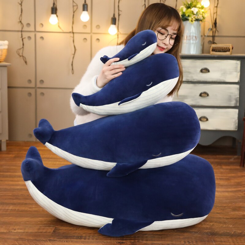 Cute Whale Plush Toys 45/65/85cm