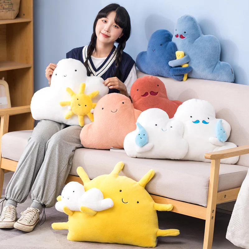 Sky Series Plush Toys (Sun/Cloud/Raindrop/Moon) - 5 Styles