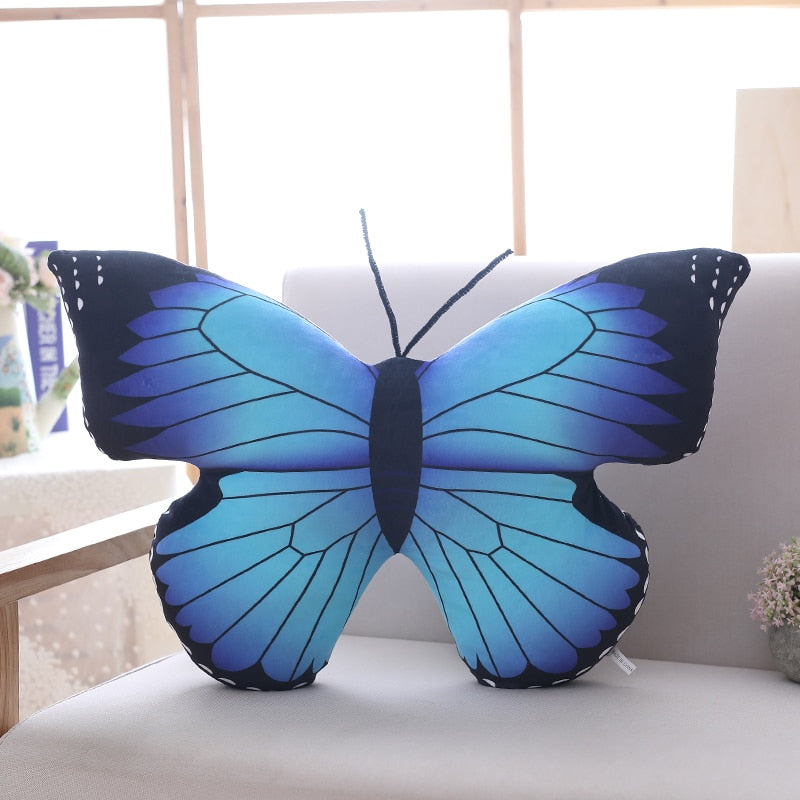 Butterfly Lifelike Plush Toys 30x40cm/40x50cm - Pink/Green/Blue/Colourful