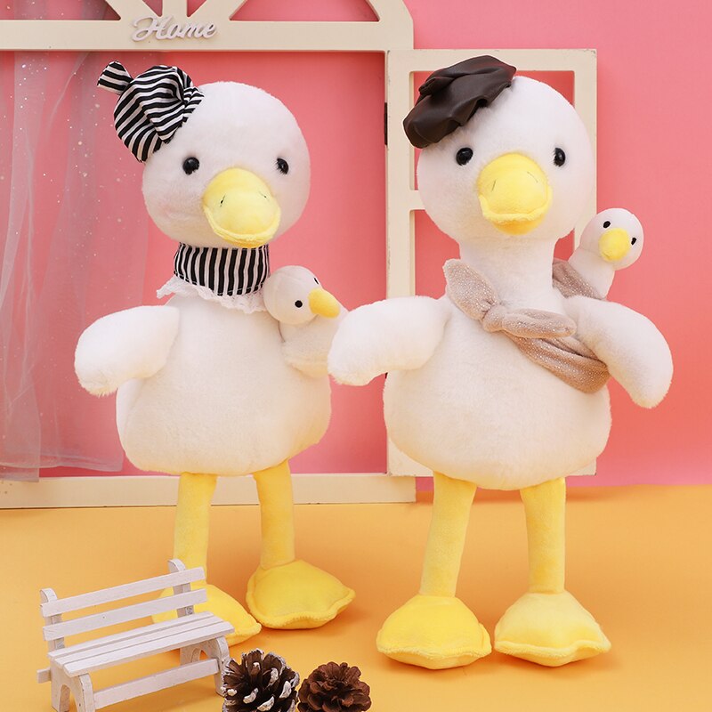 Father/Mother Duck With Duckling Plush Toys 35cm - 3 Choices