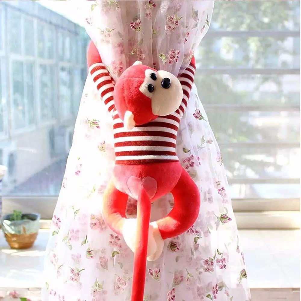 Cute Monkey Curtain Buckle Plush Toys - 10 Styles