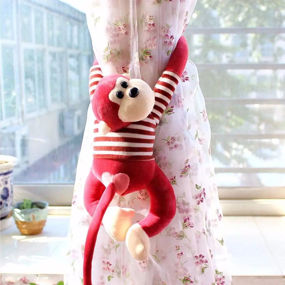 Cute Monkey Curtain Buckle Plush Toys - 10 Styles