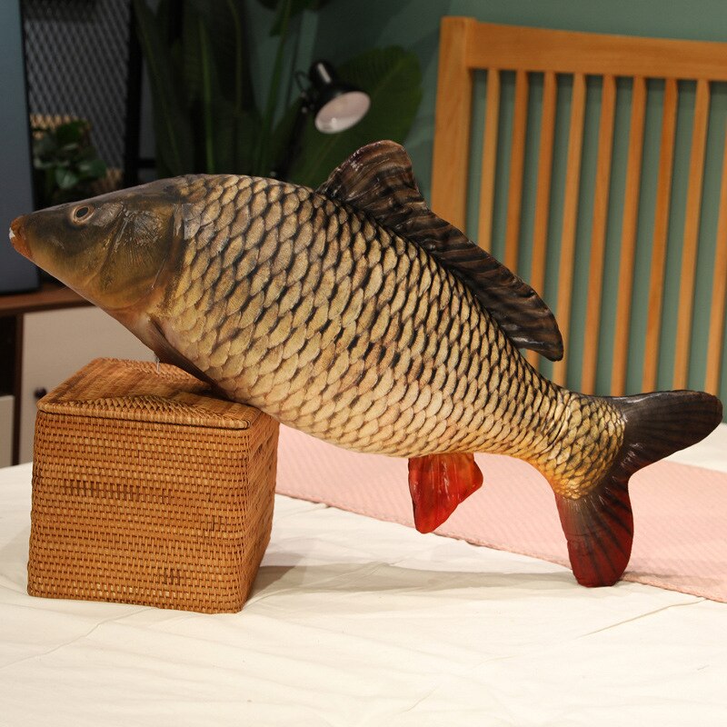 Fish Lifelike/3D Simulation Plush Toys 30/40/60/80/100cm -Tilapia/Carp/Bream