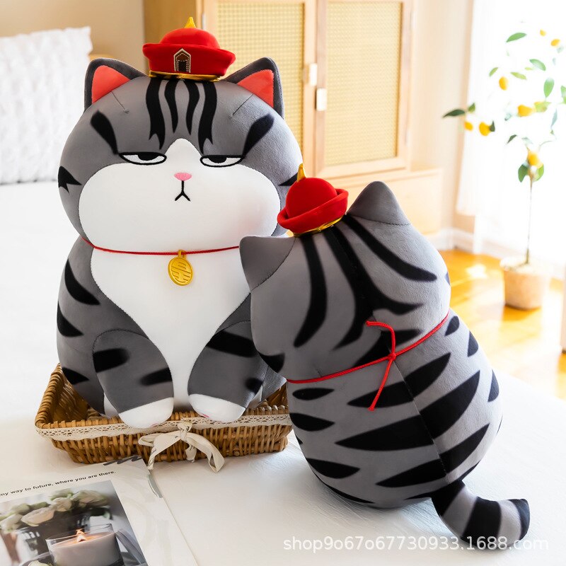 Long Live My Emperor Cat And Bazaar Black Dog Plush Toys 30/40/50cmLong Live My Emperor Cat And Bazaar Black Dog Plush Toys 30/40/50cm