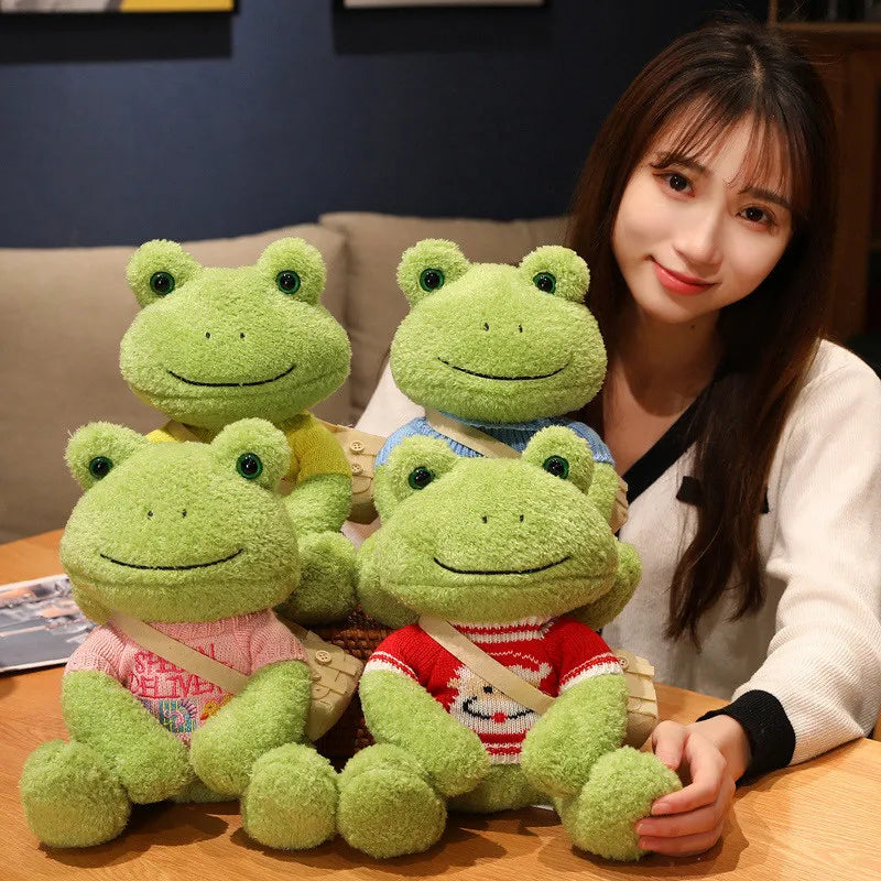 Cute Frog  With Dress Up Plush Toys 25cm - 14 Styles