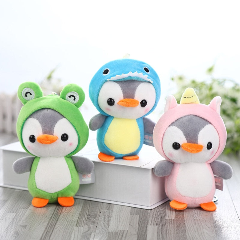 Penguin (Animal Dress Up) Plush Keychains 13cm 4 styles