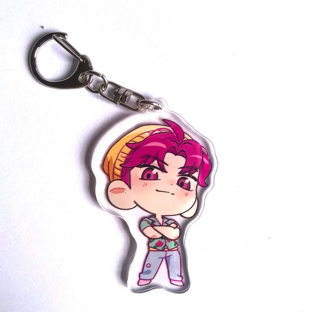 Cute/Kawaii K-Pop Demon Hunters/Saja Boys Keychain - Jinu/Mystery/Baby/Abby/Romance