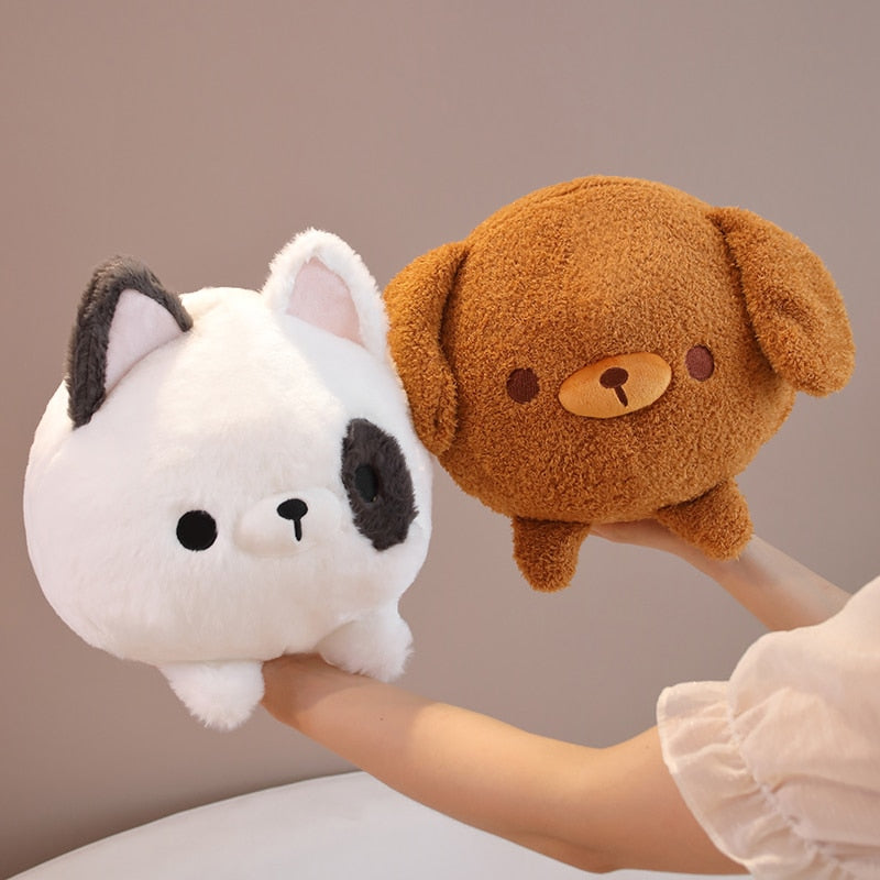 Cute Dog Round Shaped Plush Toys 30/40cm - 4 Styles