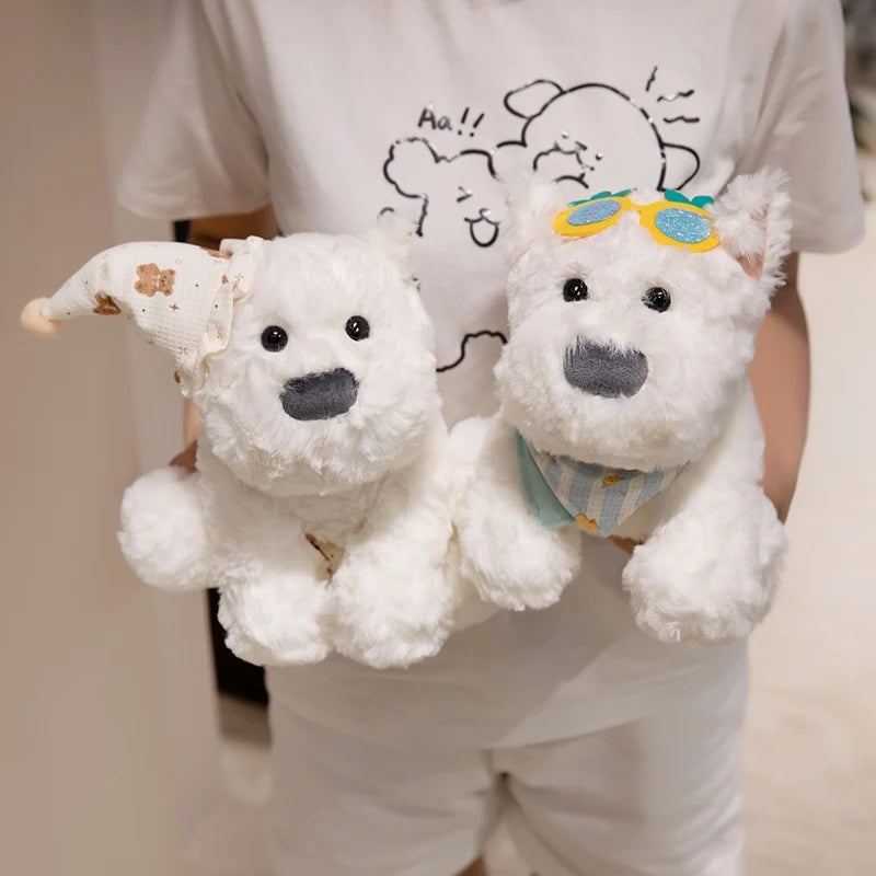Dog (West Highland White Terrier) Plush Toys 23cm - 5 Styles