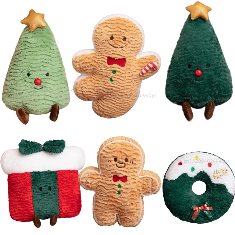 Christmas (Tree/Wreath/Gingerbread Man/Present) Plush Toys 20-40cm