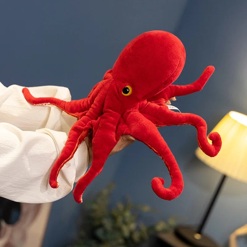 Red Octopus Lifelike Plush Toys 40/75cm