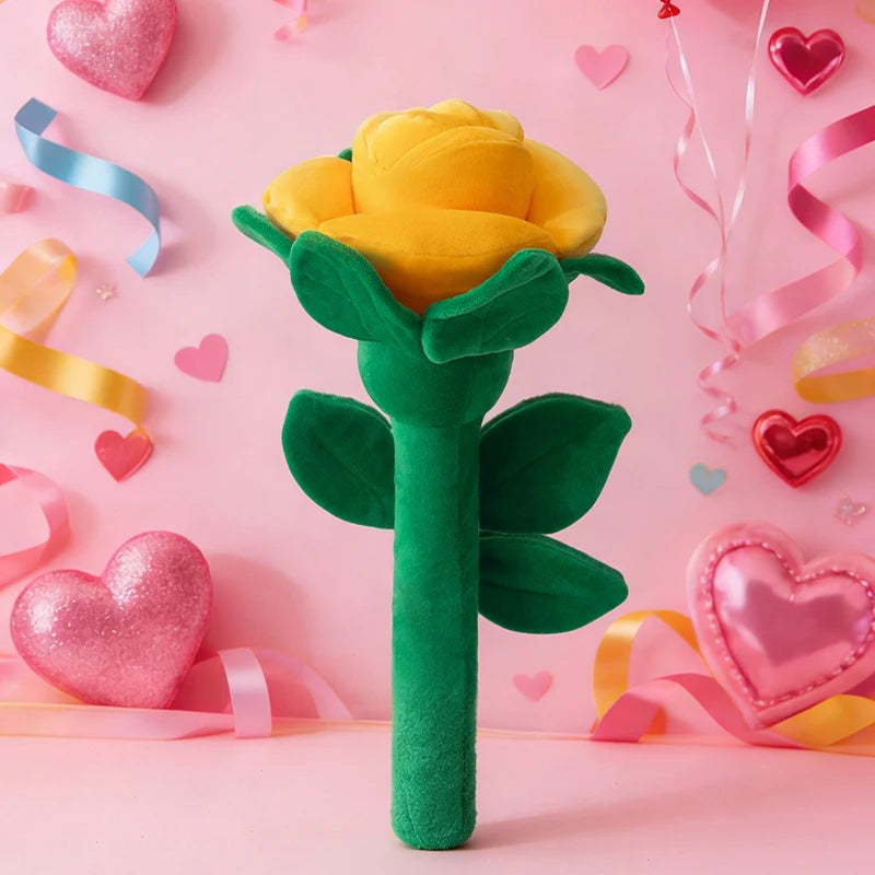 Cute Flower(Rose) Plush Toys 38cm - Yellow/Red/Pink/Blue/Orange/Purple