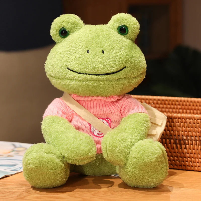 Cute Frog  With Dress Up Plush Toys 25cm - 14 Styles