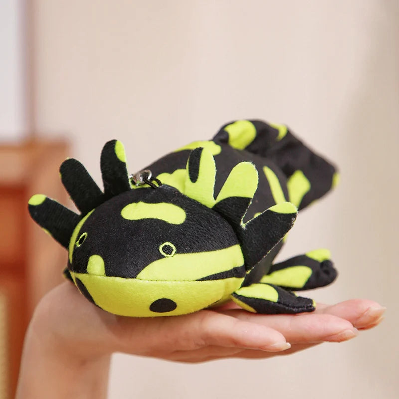 Cute Axolotl Plush Keychain 23cm - Black/Green/Blue/Yellow/Pink/Grey