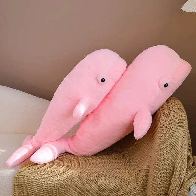 Cute Beluga whale Plush Toys 75/100cm - Pink/White