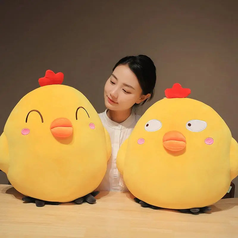 Cute Yellow Chick Plush Toys 25/35/65cm - 2 Styles