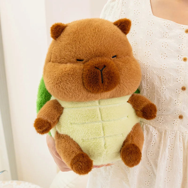 Cute Chubby Capybara Bee/Turtle Hybrid Plush Toys 23/30cm