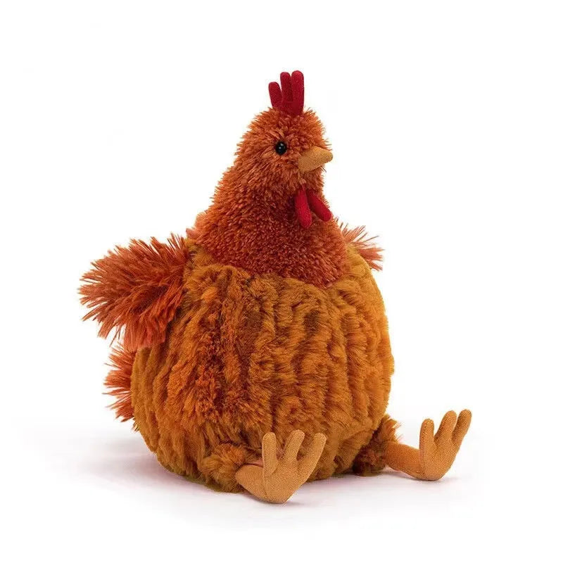 Fluffy Chicken Plush Toys 23cm - 2 Styles