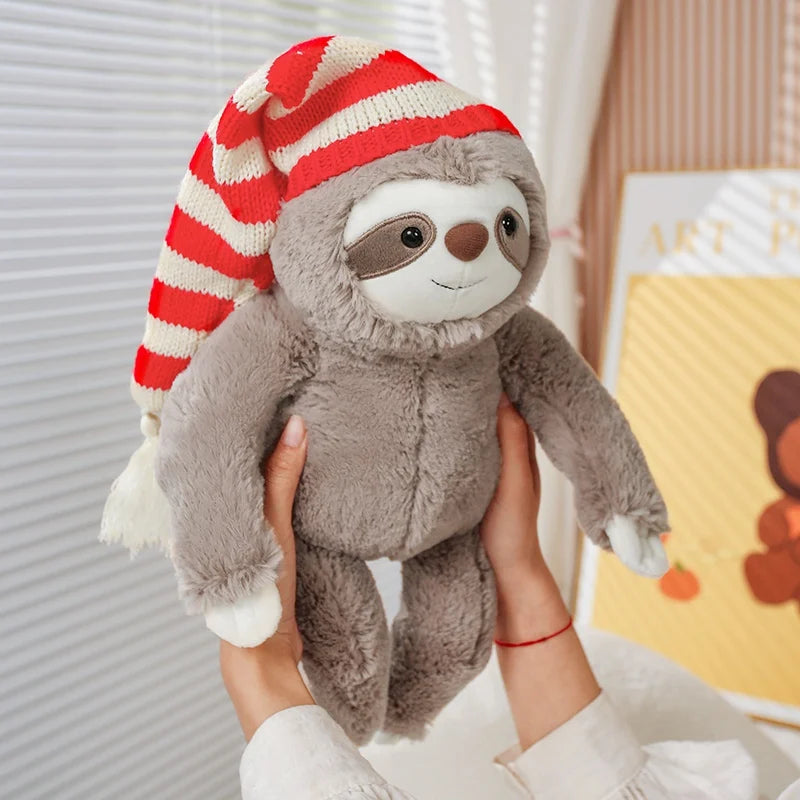 Cute Sloth WIth Hat Plush Toys 22/38/60/80cm