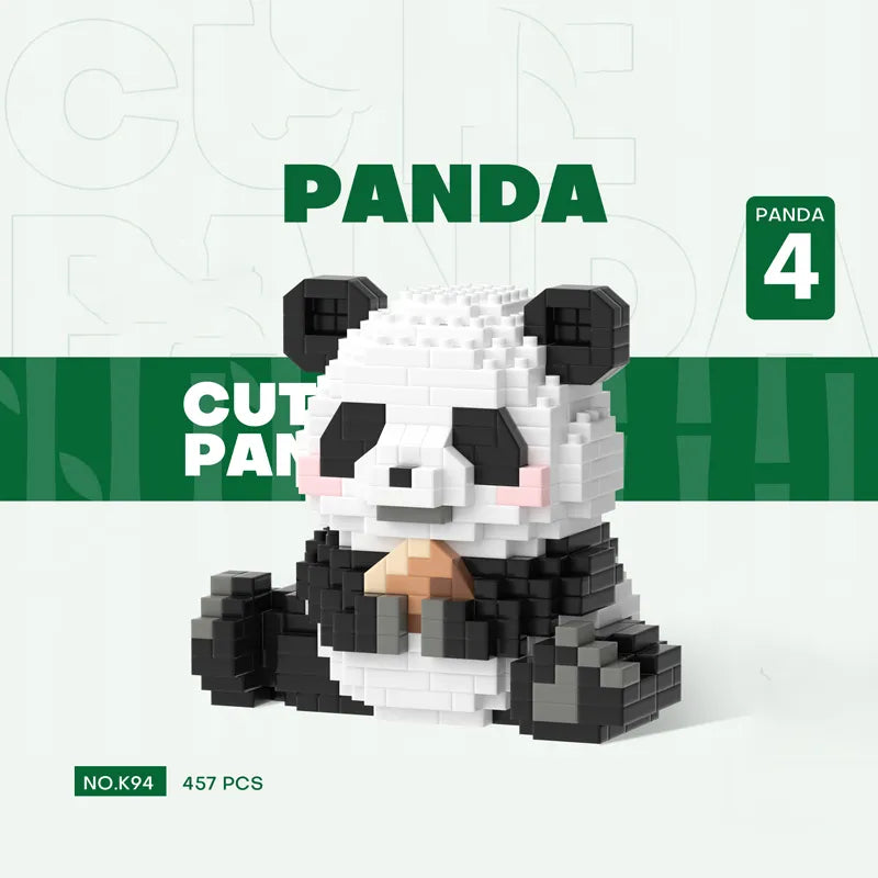 Cute Panda / Swing Mini Building Blocks - 5 Styles