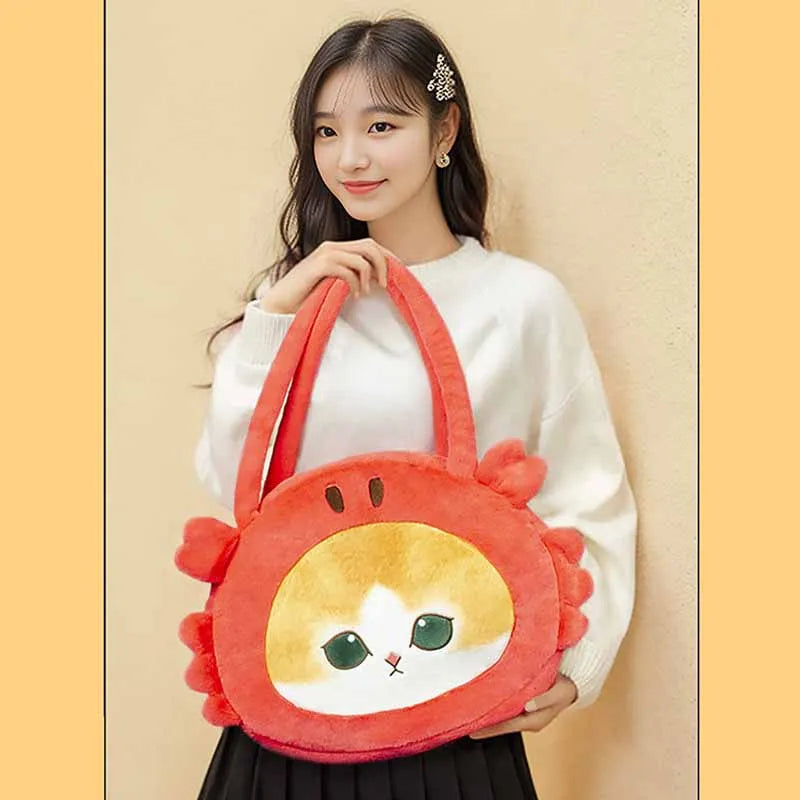 Mofusand Cat Plush Shoulder Bags - 5 styles