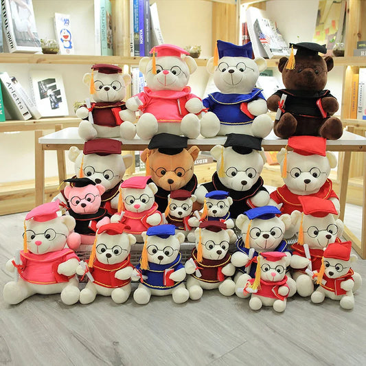 Cute/Kawaii Teddy Bear Graduation Plush Toys 18/23/28/35cm -8 styles