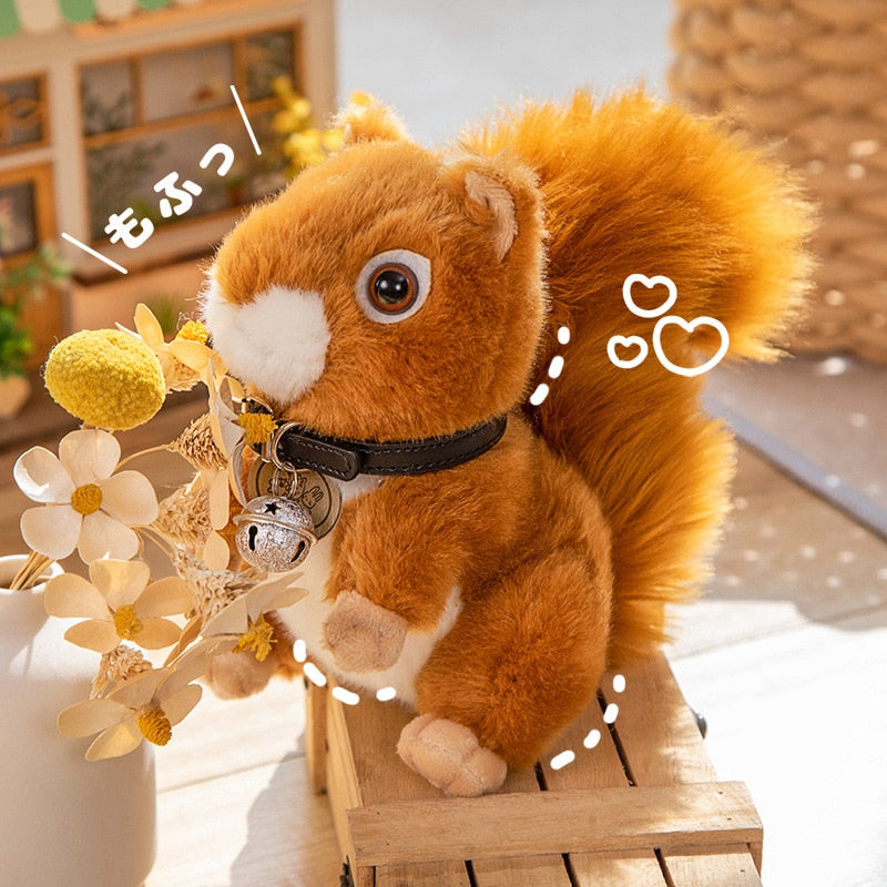 Brown Squirrel Plush Toys 17/25/30cm - 3 Styles