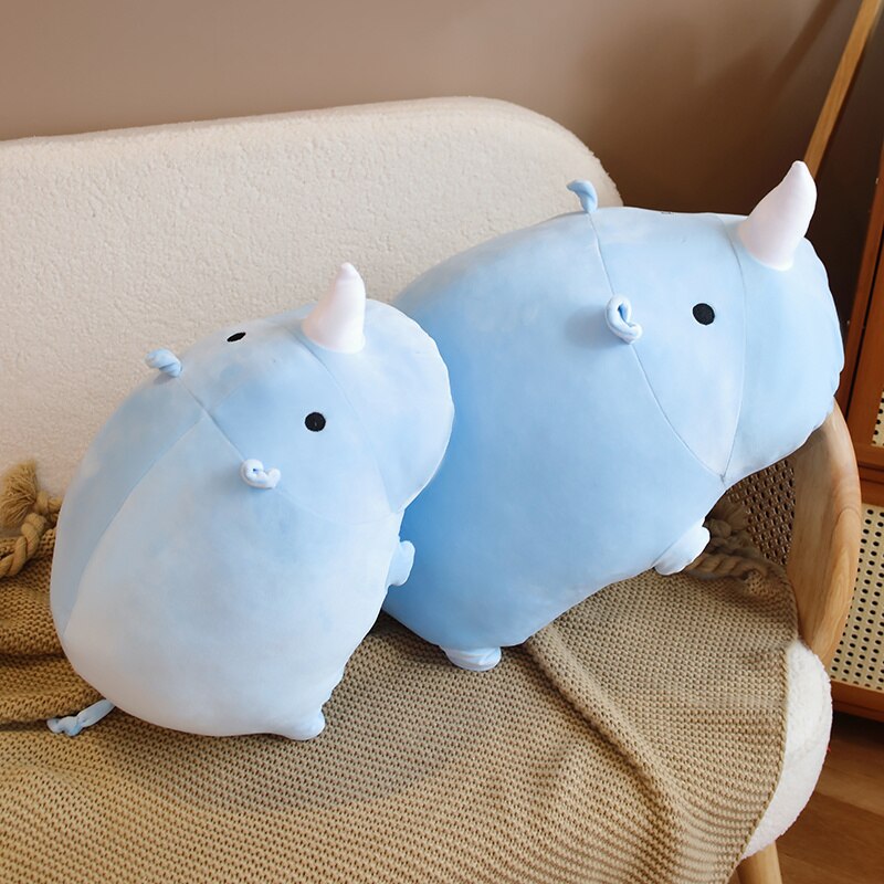 Cute Blue Rhinoceros Plush Toys 40/50cm