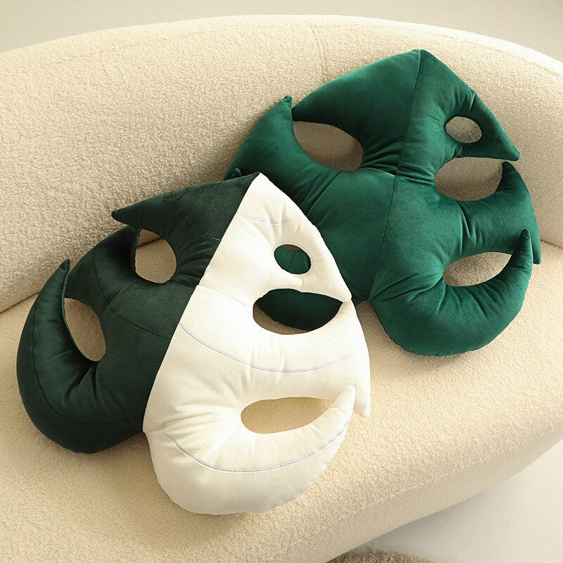 Green Leaf Pillow Plush Toys - 4 Styles