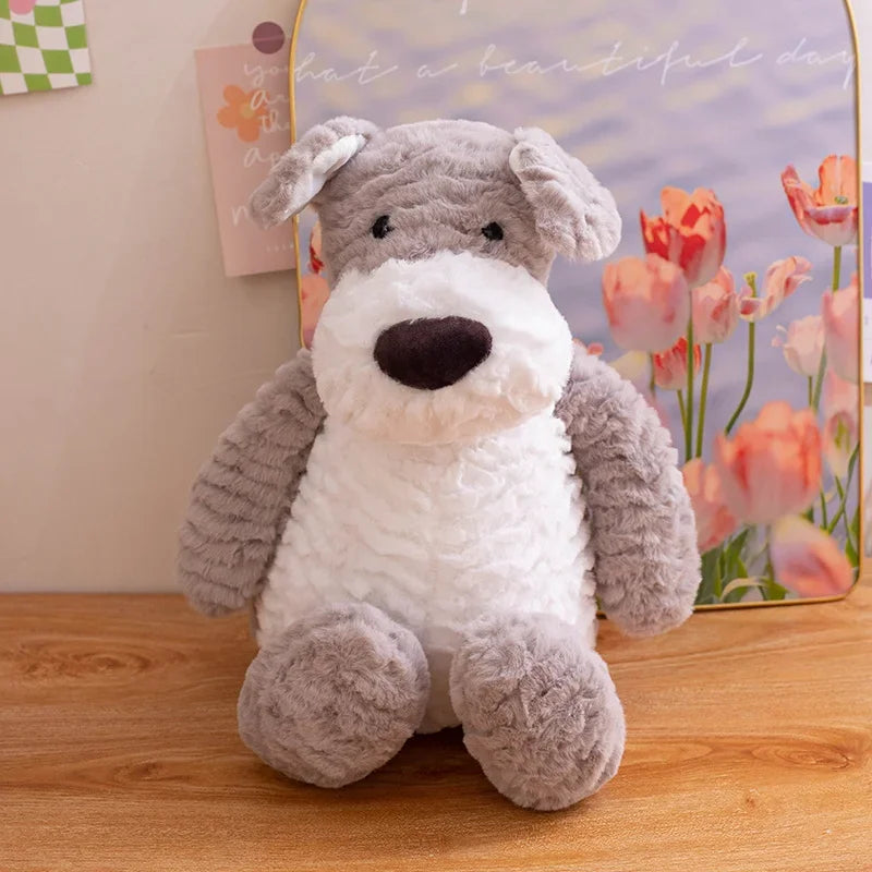 Cute Dog (Golden Retriever/Border Collie/Schnauzer) Plush Toys 35/50cm