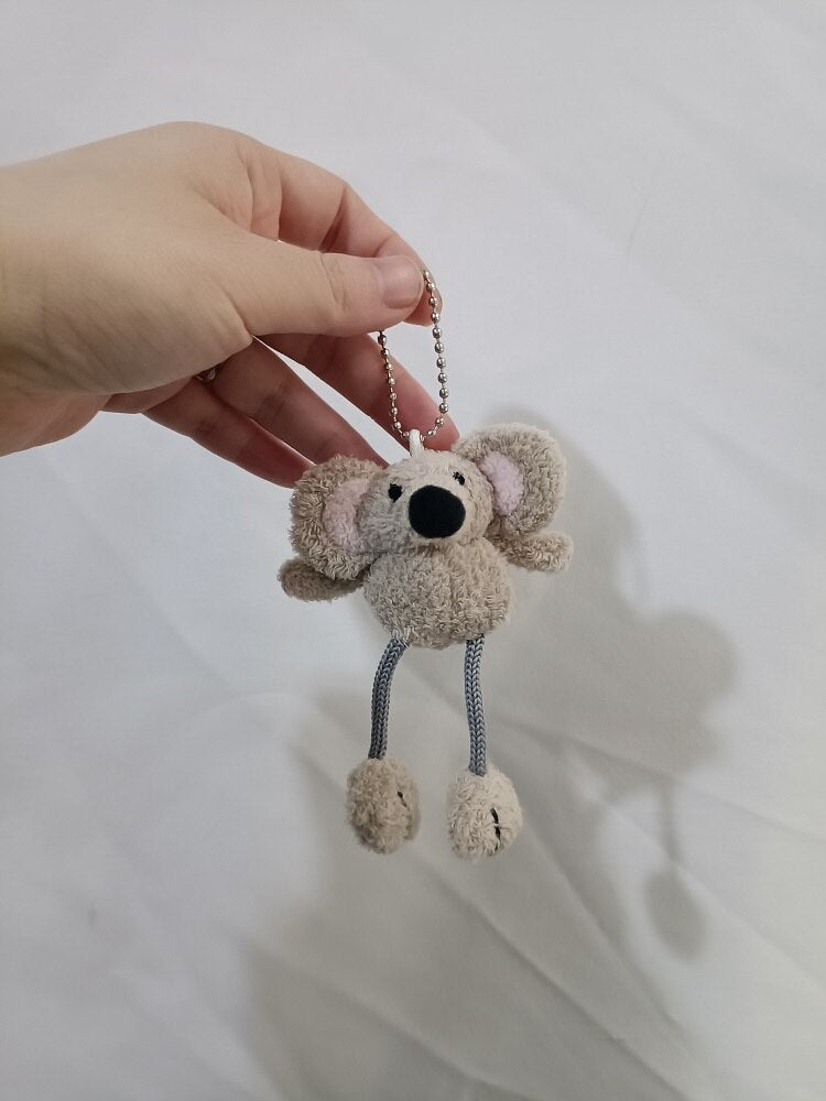 Cute Big Ears Mouse Plush Keychains 10cm