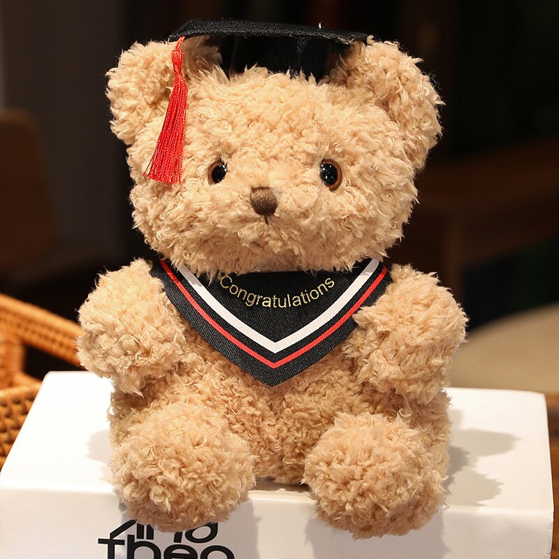 Cute Teddy Bear Graduation Plush Toys 23cm 8 styles