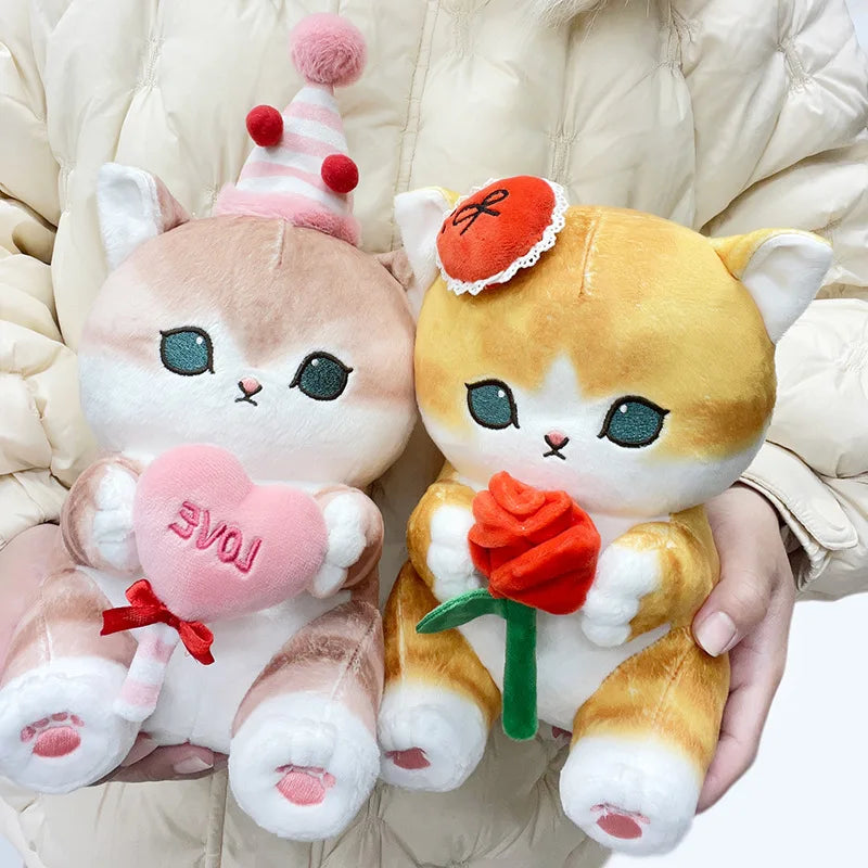 Mofusand Cat With Happy Valentine's Day Dress Up Plush Toys 20cm - 4 Styles