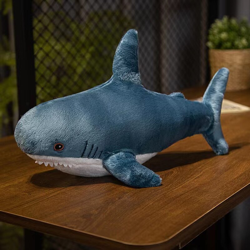 Shark Plush Toys 45/60cm - Multicolour/Rainbow/Grey/Pink/Blue