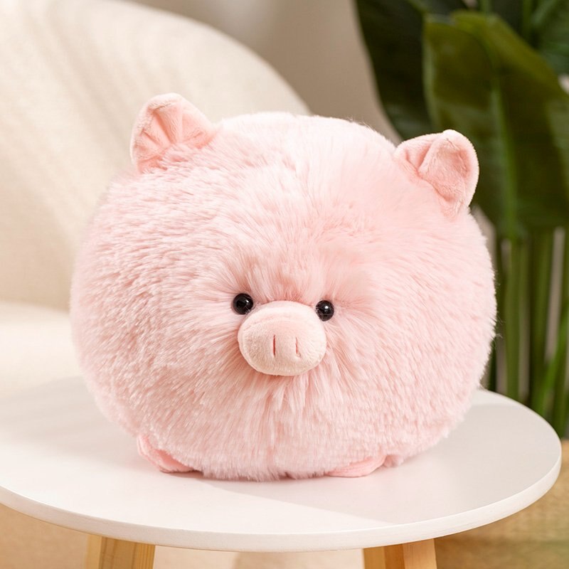 Funny Dog/Pig Round Shaped Plush Toys 30cm