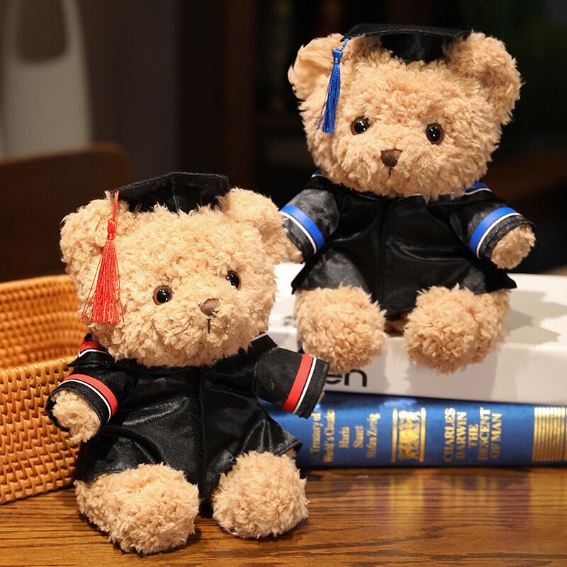 Cute Teddy Bear Graduation Plush Toys 23cm 8 styles