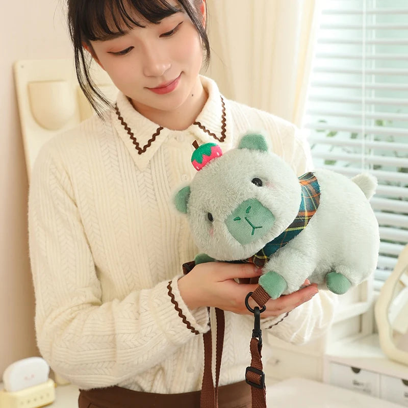 Cute Capybara Plush Toys 30/50cm Or Capybara Plush Bag 30cm - Green/Brown/Pink