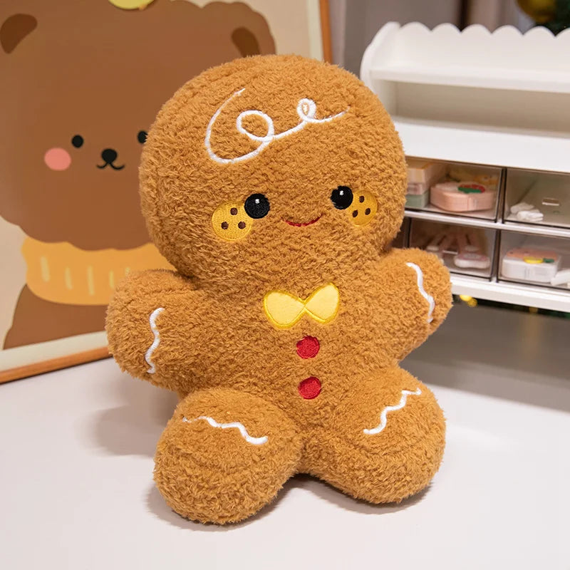 Christmas Gingerbread Man Tree Plush Toys 20 40 50 60cm