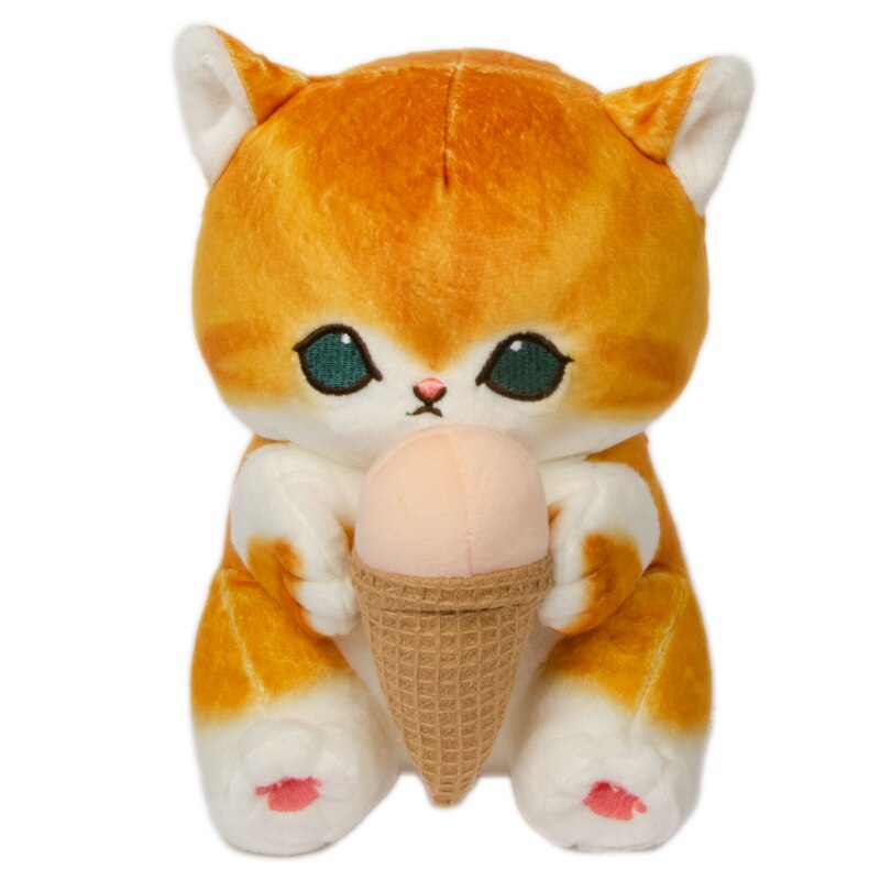 Mofusand Cat With Ice Cream Plush Toys - 19cm