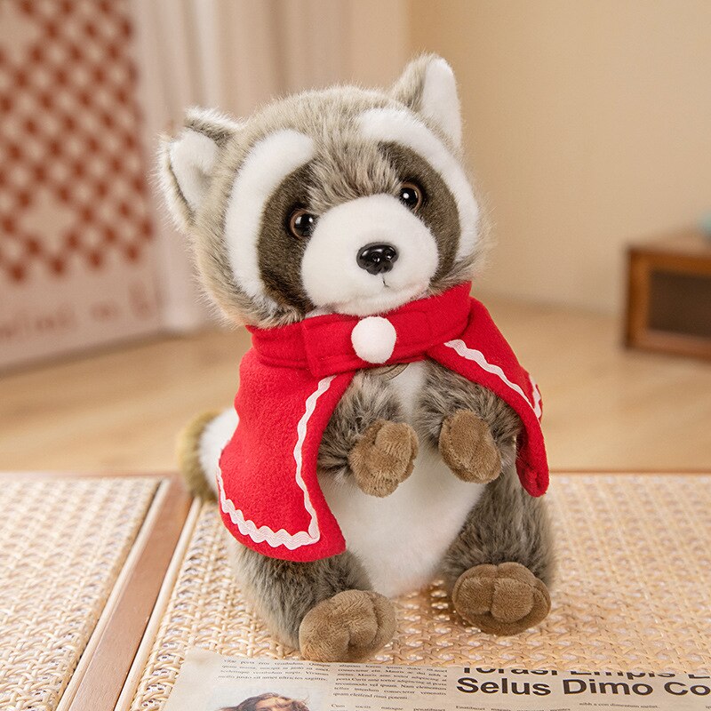 Standing Raccoon Plush Toys 17/23/30cm - 3 Styles