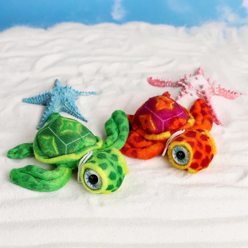 Cute Turtle Plush Keychain 17cm - Pink/Purple/Blue/Green/Red