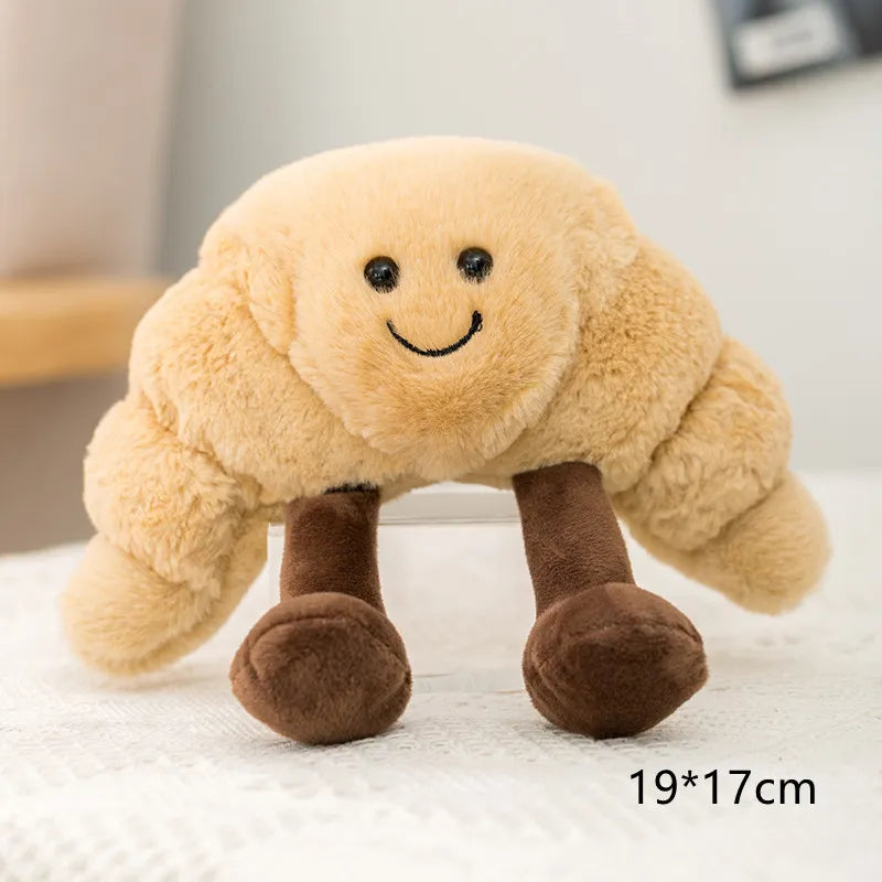 Cute Food Series(Croissant/Pritzel/Bread) Plush Toys 18-20cm