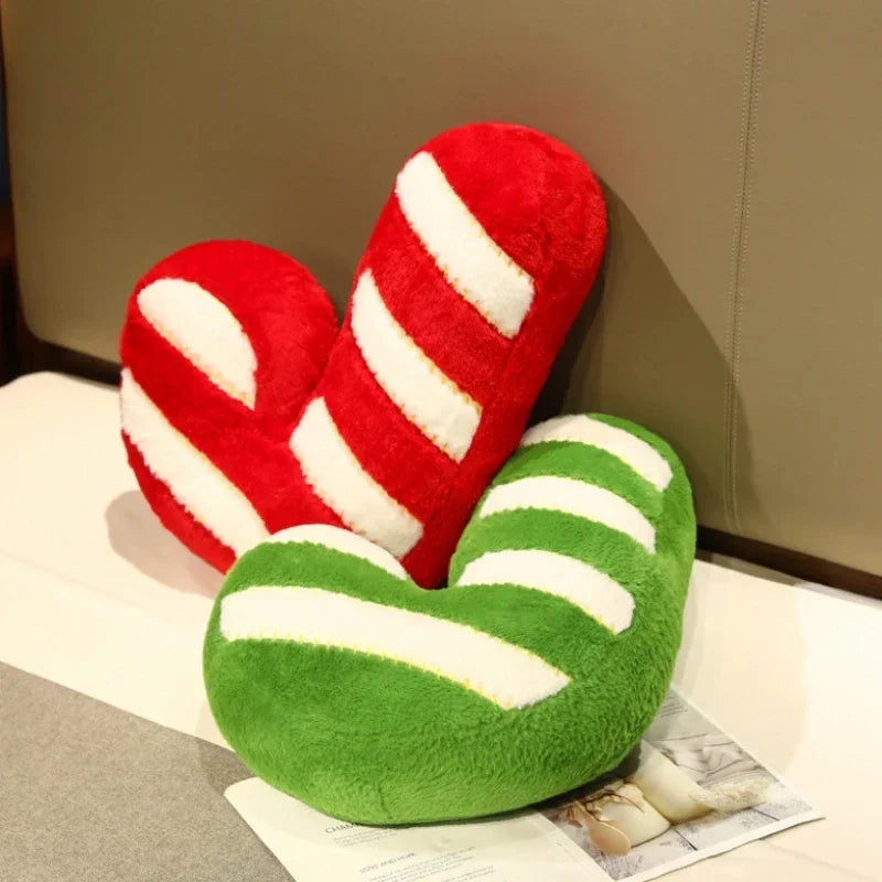 Christmas (Candy Canes) Plush Toys 50cm - Red/Green