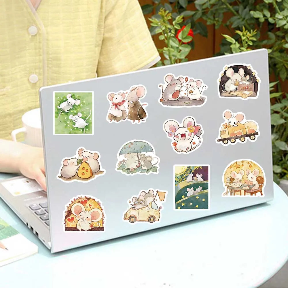 50 pcs Cute/Kawaii Mouse/Mice Stickers