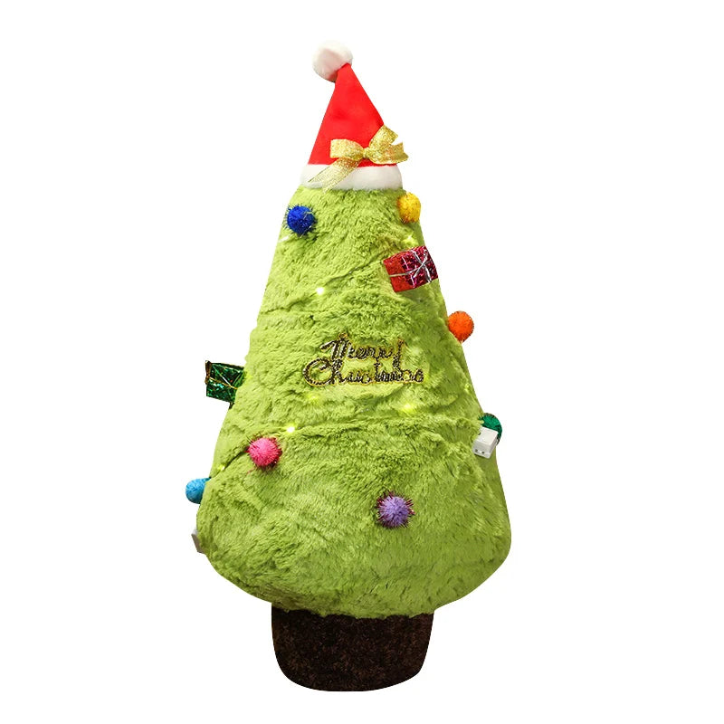 Christmas Tree With Red Hat Plush Toys 20/30/55/75/100cm