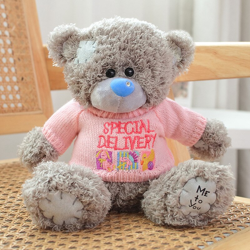 Teddy Bear (With Flower/Cloth) Plush Toy 20cm