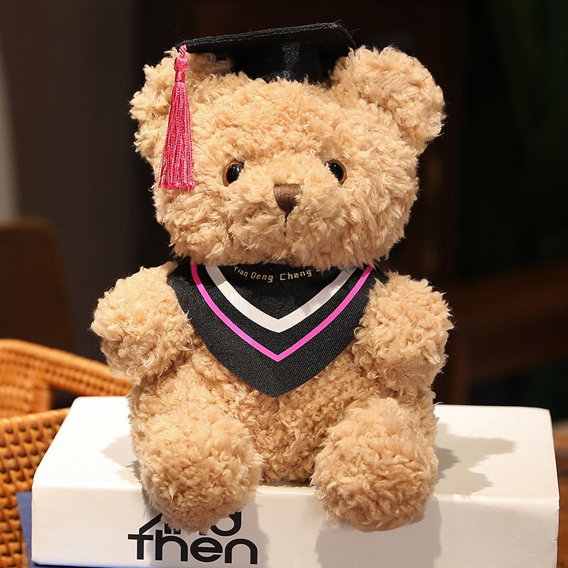 Cute Teddy Bear Graduation Plush Toys 23cm 8 styles